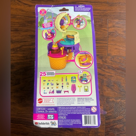 {Polly Pocket} Spin ‘N Surprise Playground Ice Cream Cone - Picture 3 of 11